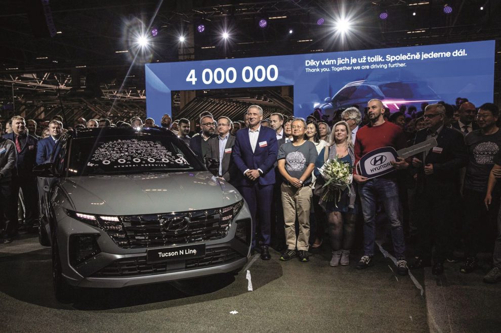 Čtyři miliony vozů Hyundai z Nošovic