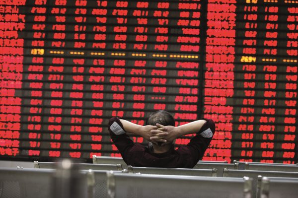 Čínský akciový drak na ústupu